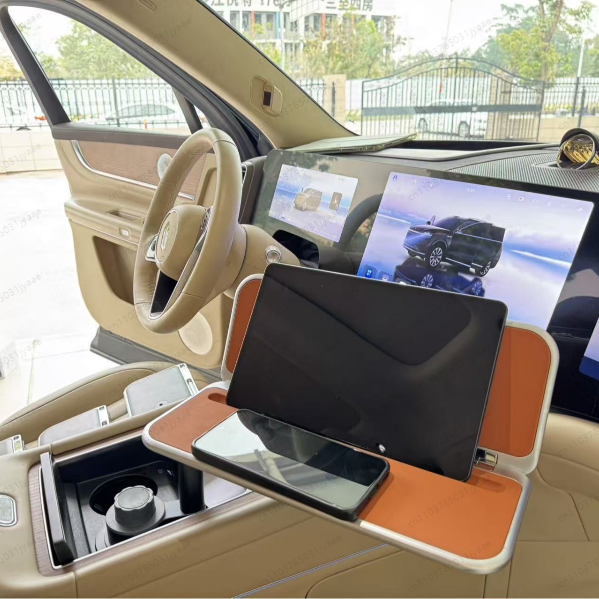Desk Setup Ideas - New Car Foldable Tray Table, Portable