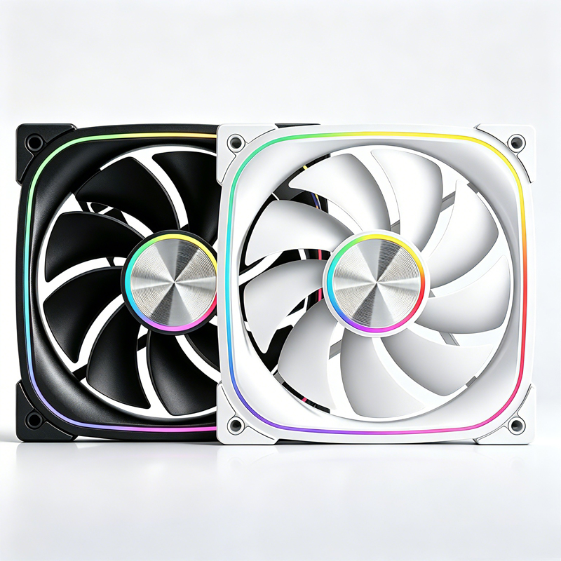 Desk Setup Lighting - Prism 9Pro Fan 12cm Desktop Computer