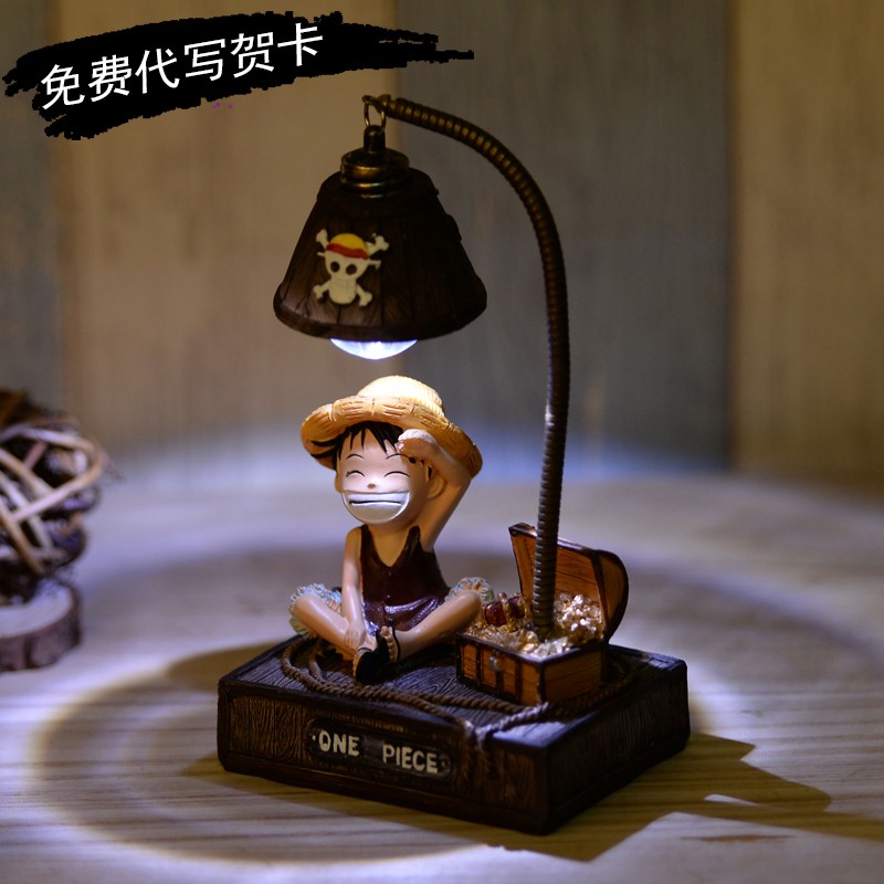 Desk Setup Lighting - One Piece Anime Night Light Tony