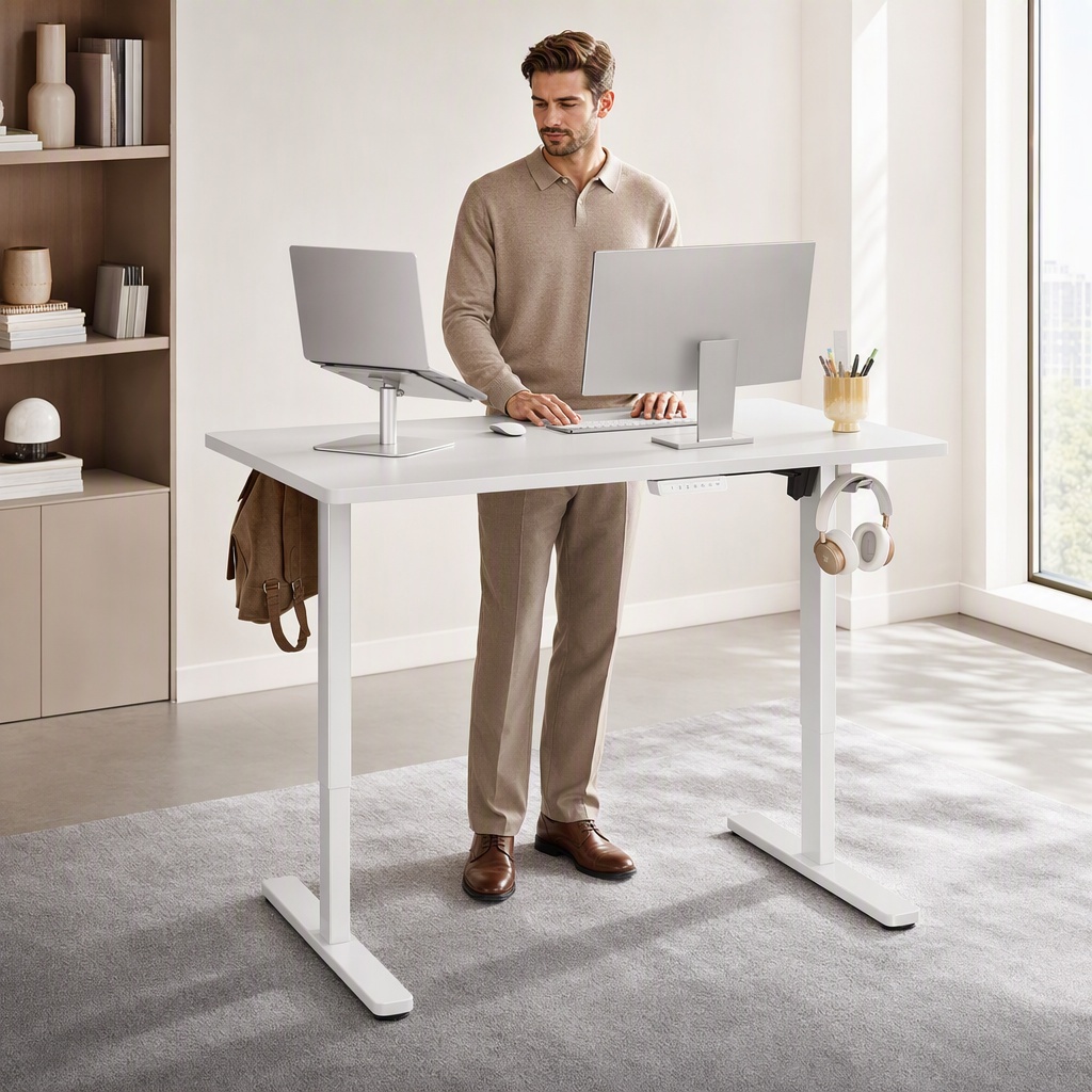 Electric Standing Desk, Whole  - огляд і ціна Desk Setup Height