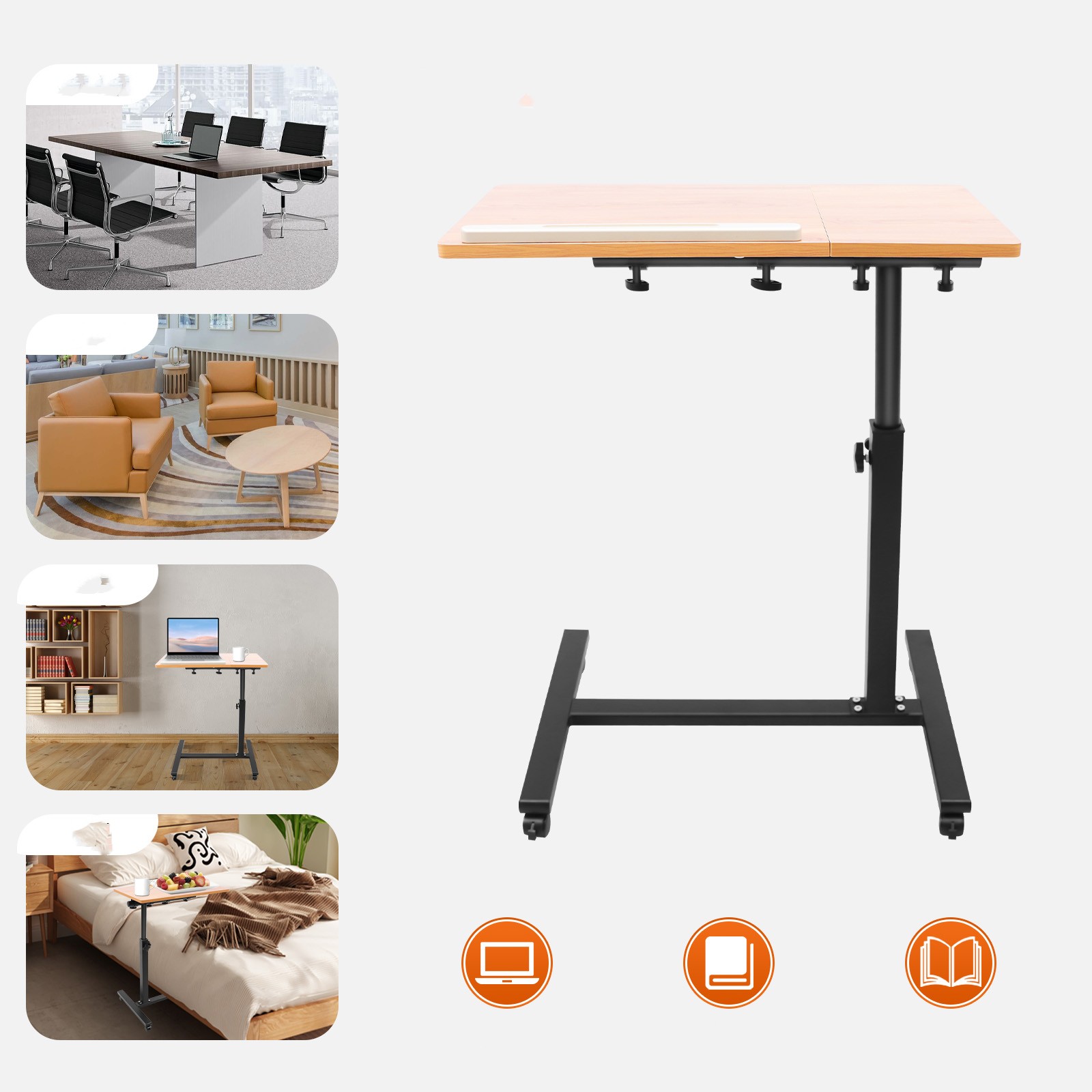 Mobile Laptop Table Adjustable - огляд і ціна Desk Setup Ideas