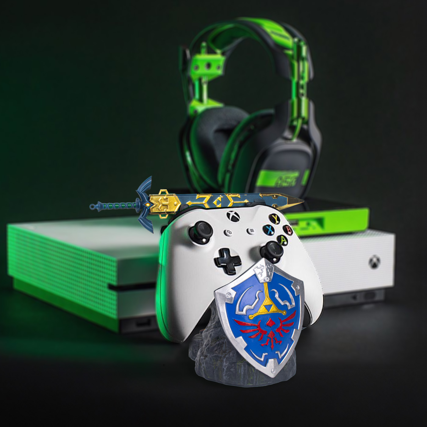 The Legend of Zelda XBOX PS5 G - огляд і ціна Zelda Desk Setup