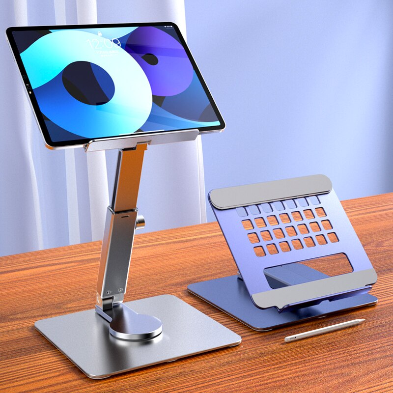 Aluminum Tablet Stand 360°Rota - огляд і ціна Desk Setup Riser