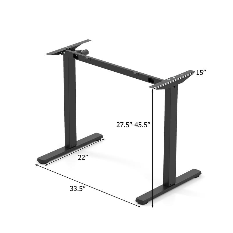 Electric Standing Desk Frame,  - огляд і ціна Desk Setup Height