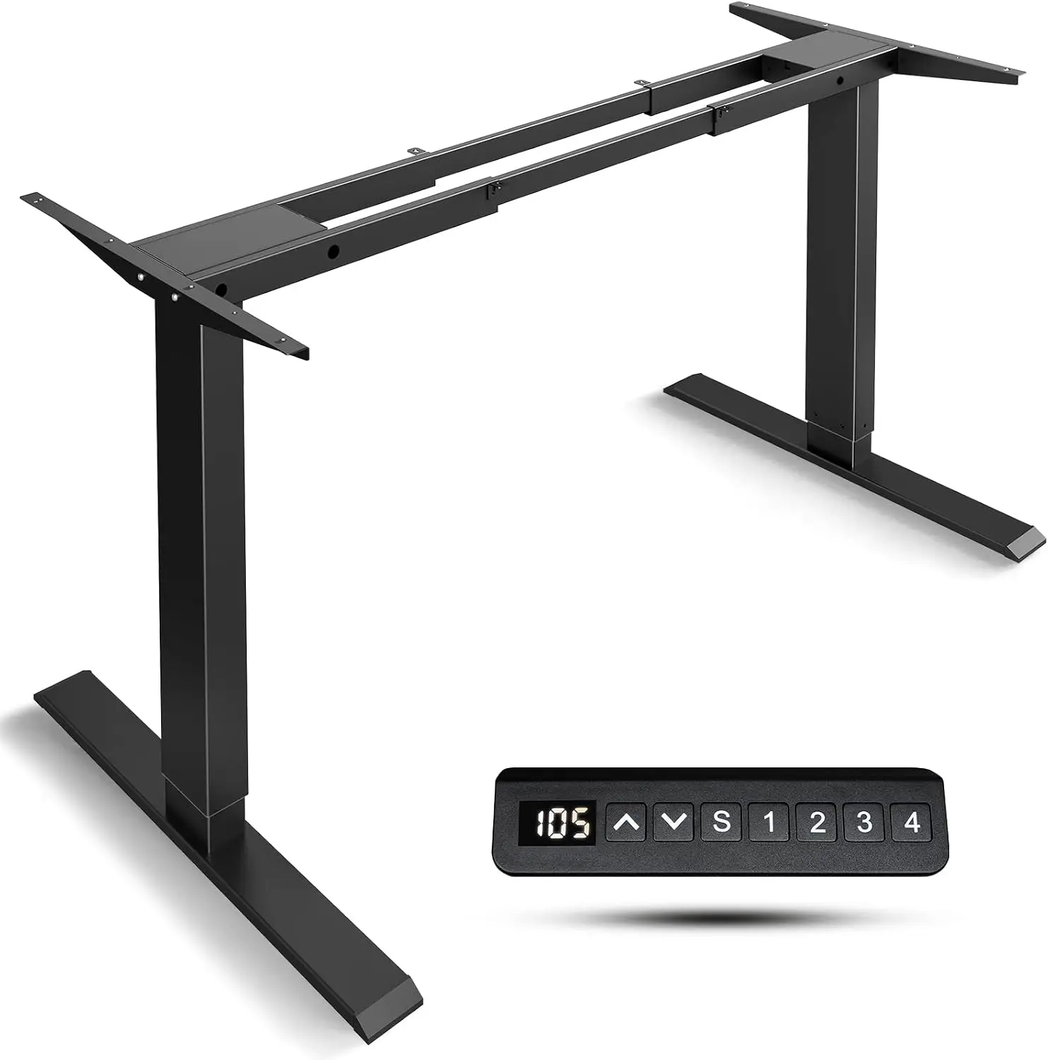 Dual Motor Standing Desk Frame - огляд і ціна Desk Setup Height