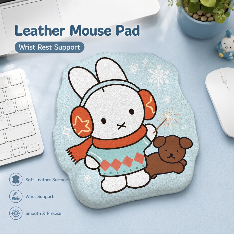 Anime Miffy Leather Mouse Pad  - огляд і ціна Desk Setup Anime