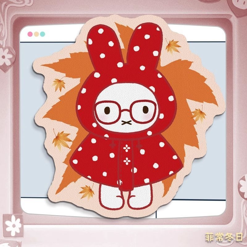 Anime Miffy Leather Mouse Pad  - огляд і ціна Desk Setup Anime
