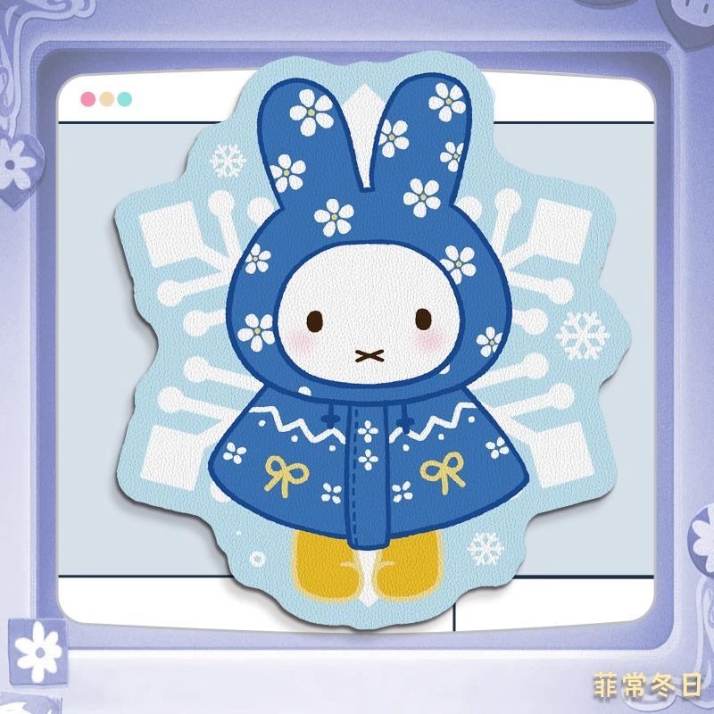 Anime Miffy Leather Mouse Pad  - огляд і ціна Desk Setup Anime