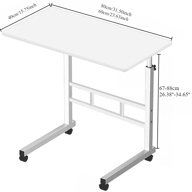 Bedside Desk with Universal Wh - огляд і ціна Desk Setup Ideas