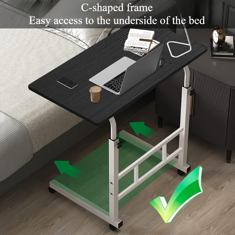Bedside Desk with Universal Wh - огляд і ціна Desk Setup Ideas