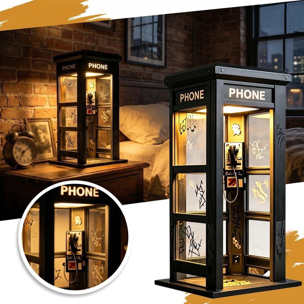 Retro Graffiti Phone Booth Tab - огляд і ціна Desk Setup Lighting