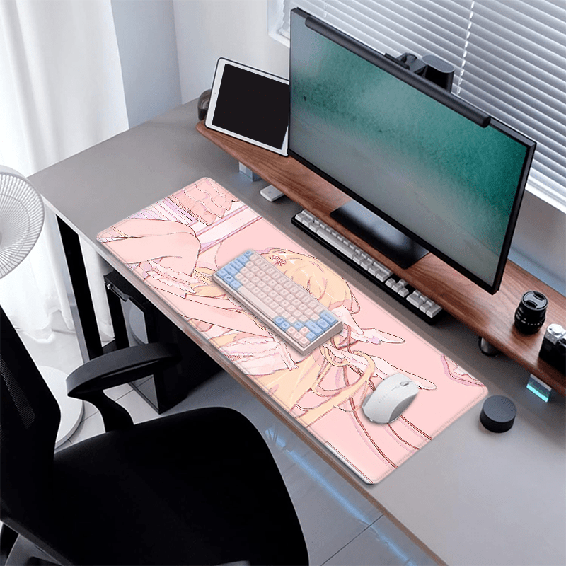 Kawaii Cute Angel Girl Mouse P - огляд і ціна Desk Setup In Office