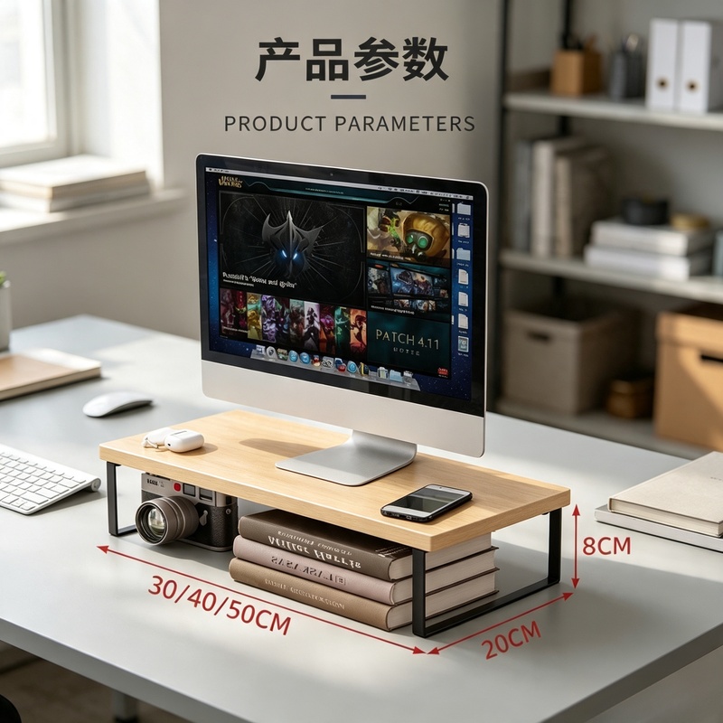 Elevated Desktop Monitor Riser - огляд і ціна Desk Setup Riser