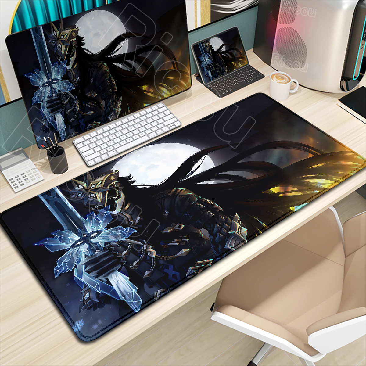 HD Printing Capitano Mouse Pad - огляд і ціна Desk Setup Anime