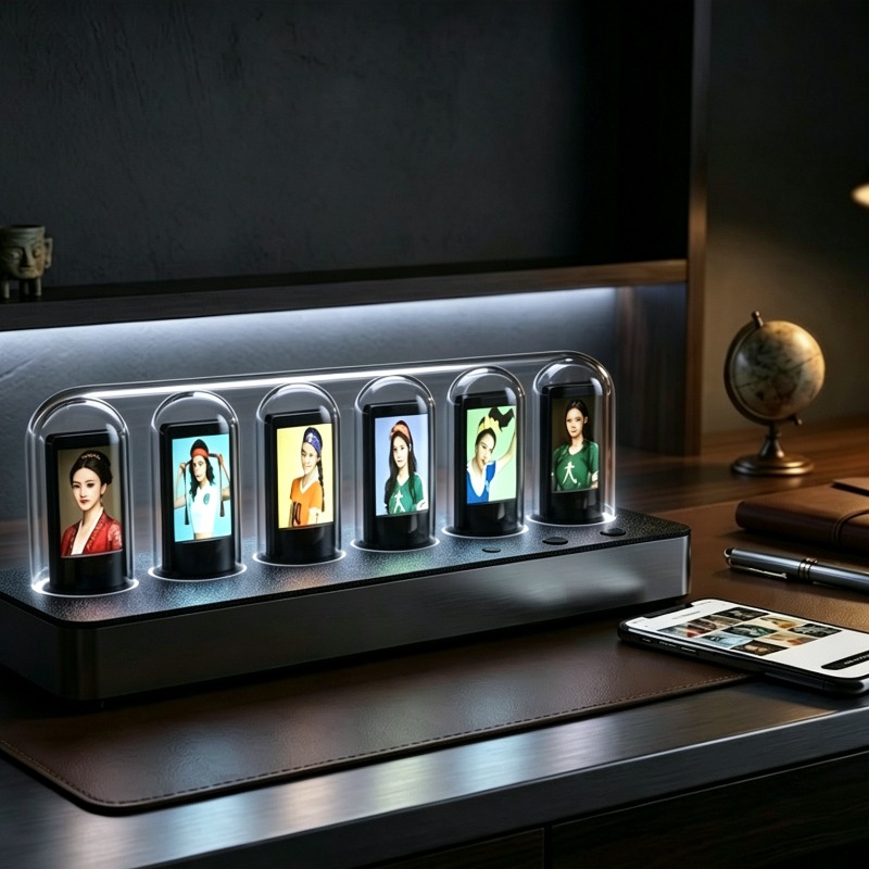 IPS‑Simulated Nixie Tube Clock - огляд і ціна Desk Setup Youtube