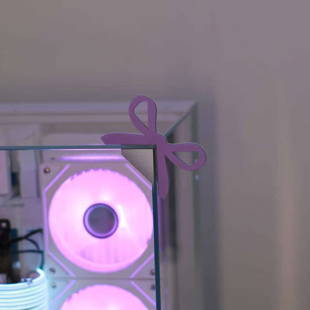 Monitor Decoration Bow Monitor - огляд і ціна Desk Setup Girly