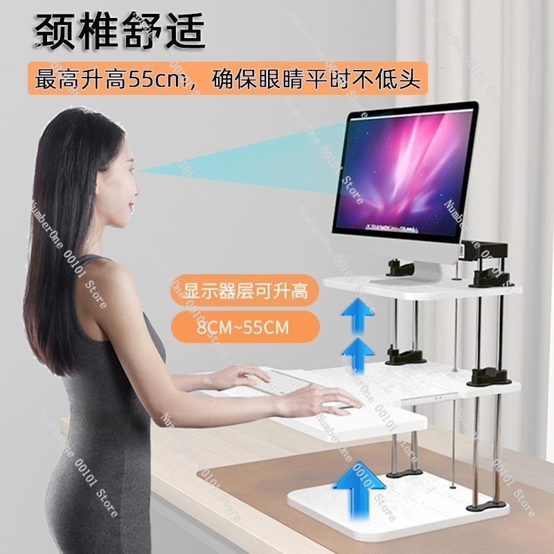 Height-Adjustable Standing Des - огляд і ціна Desk Setup Height