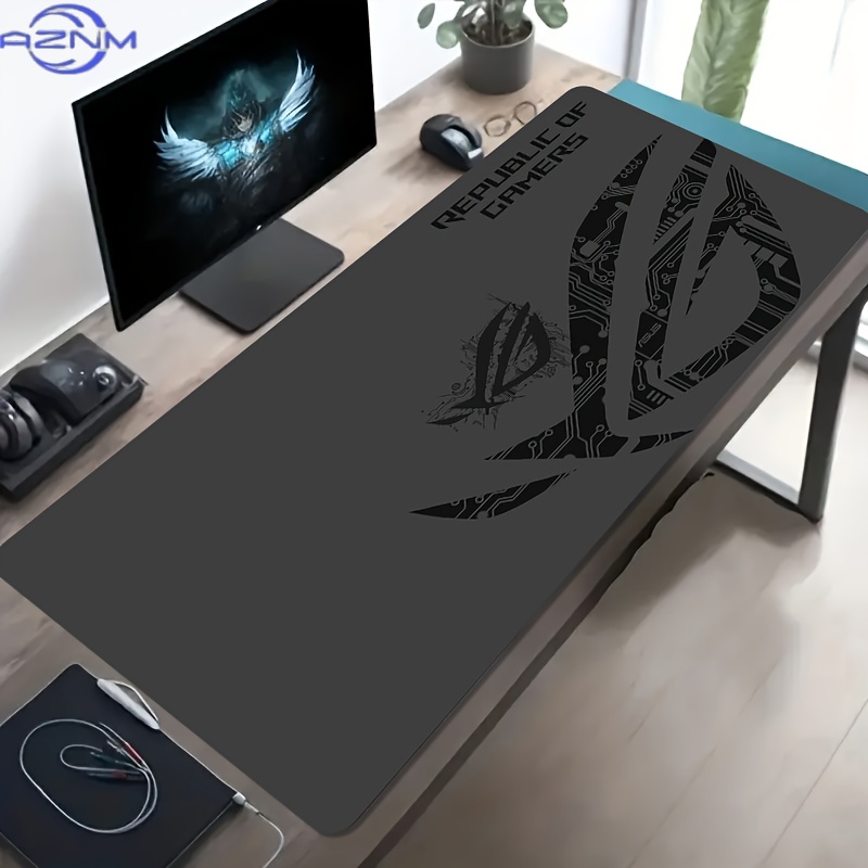 1pc Large Gaming Mouse Pad ROG - огляд і ціна Desk Setup In Office