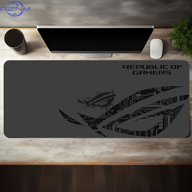 1pc Large Gaming Mouse Pad ROG - огляд і ціна Desk Setup In Office