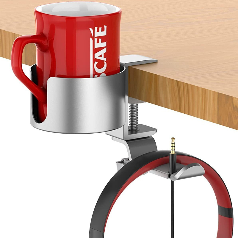 Premium Rotating Cup Holder Al - огляд і ціна Desk Setup In Office