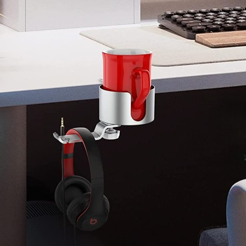 Premium Rotating Cup Holder Al - огляд і ціна Desk Setup In Office