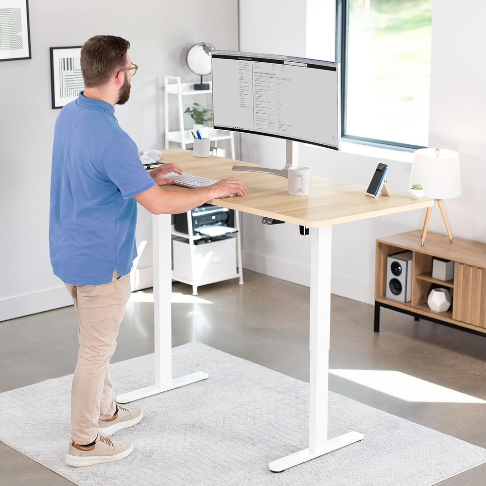 Electric 71 x 30 inch Stand Up - огляд і ціна Desk Setup Height