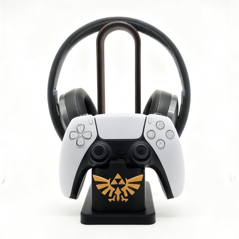 Handle Earphone Stand Zelda An - огляд і ціна Zelda Desk Setup