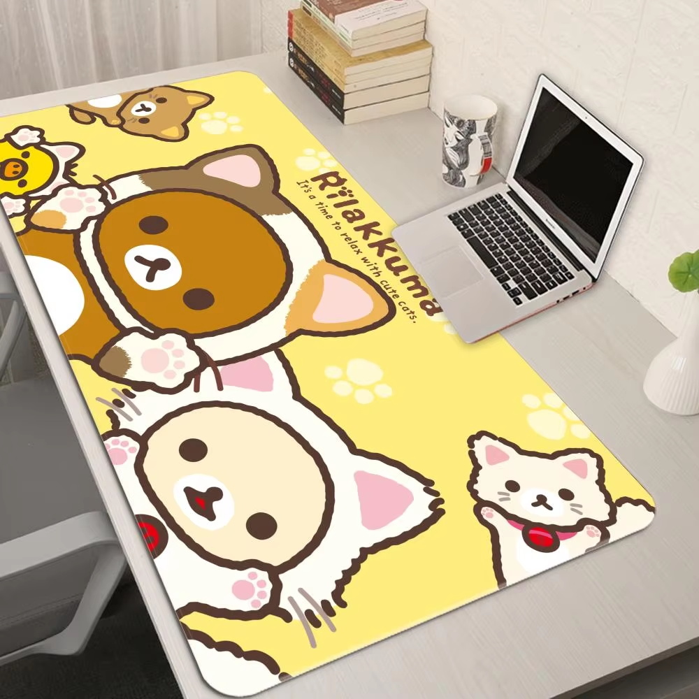 XXL Cartoon Pink Mouse Pad Ani - огляд і ціна Desk Setup Pink