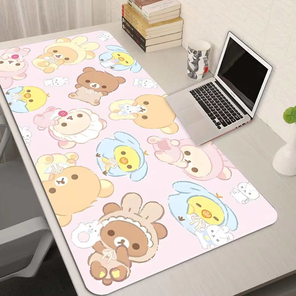 XXL Cartoon Pink Mouse Pad Ani - огляд і ціна Desk Setup Pink