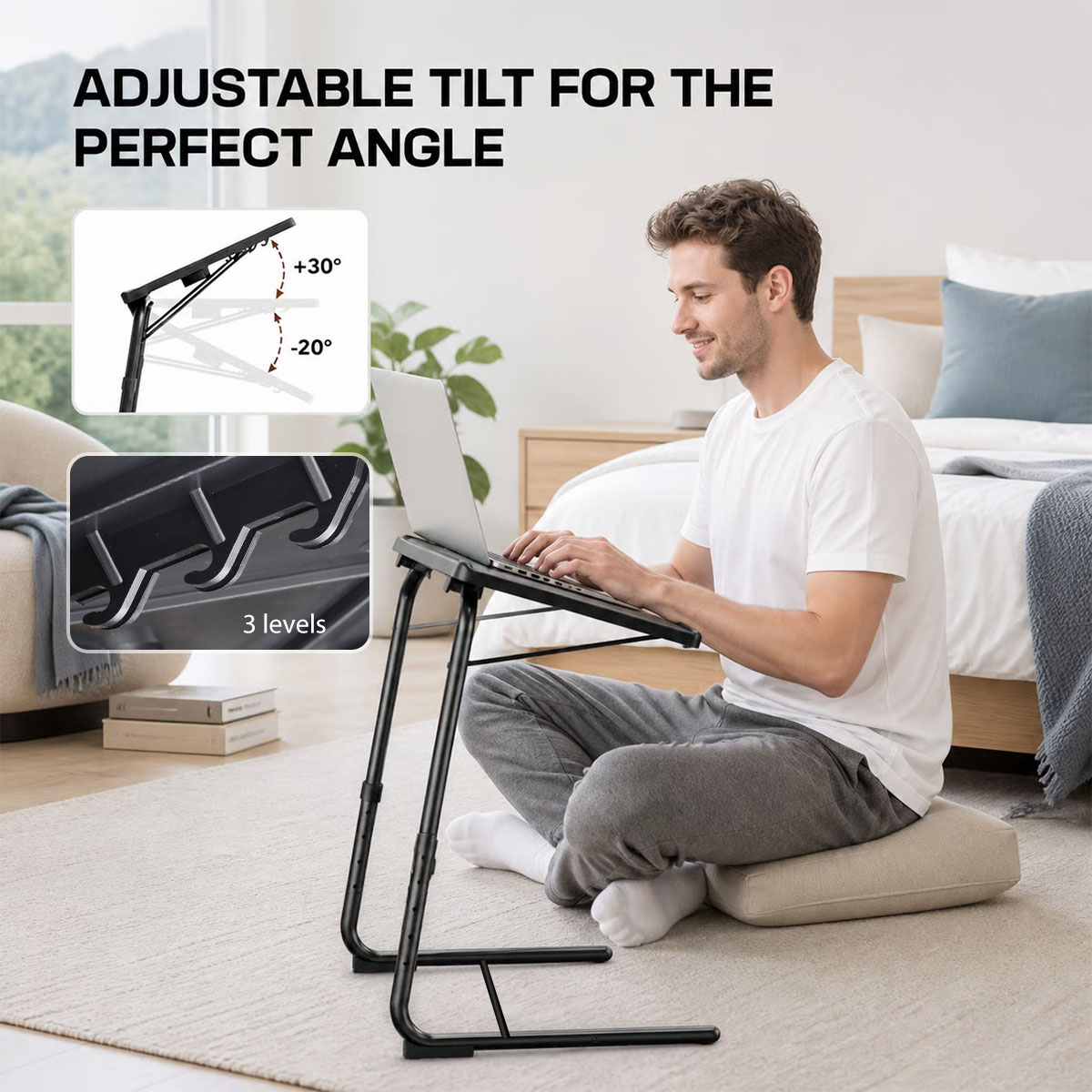 Adjustable Laptop Bed Table 6‑ - огляд і ціна Desk Setup Ideas