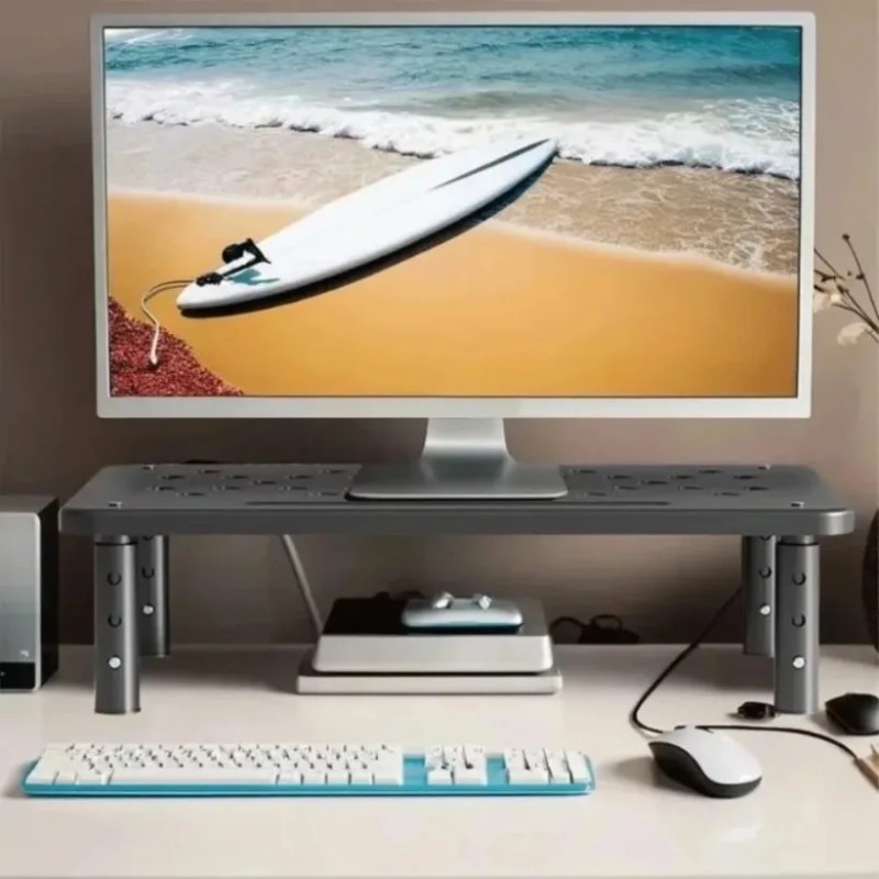 Height Adjustable Monitor Stan - огляд і ціна Desk Setup Riser
