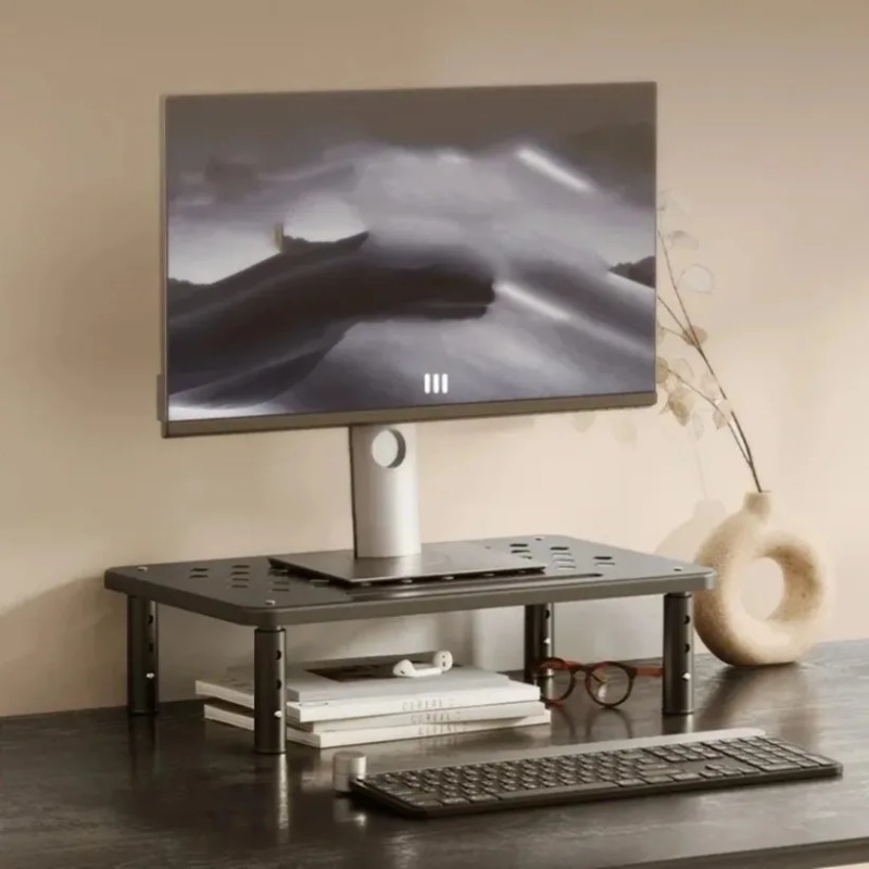 Height Adjustable Monitor Stan - огляд і ціна Desk Setup Riser