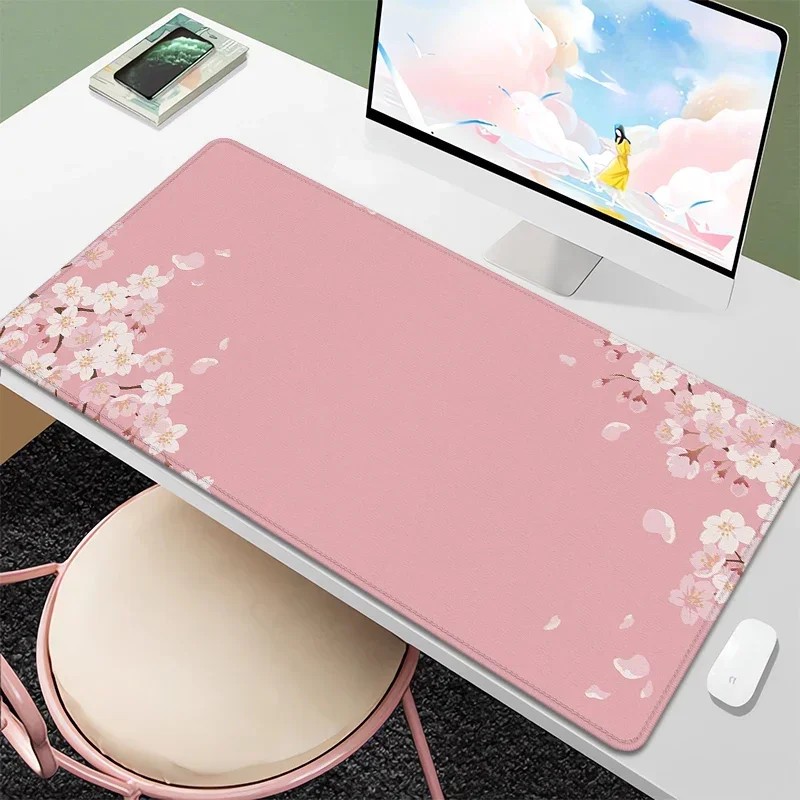 VIKAMA Cherry Blossom Large Mo - огляд і ціна Desk Setup Girly