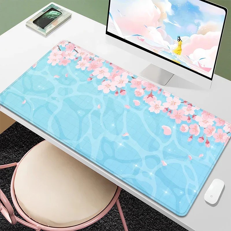 VIKAMA Cherry Blossom Large Mo - огляд і ціна Desk Setup Girly