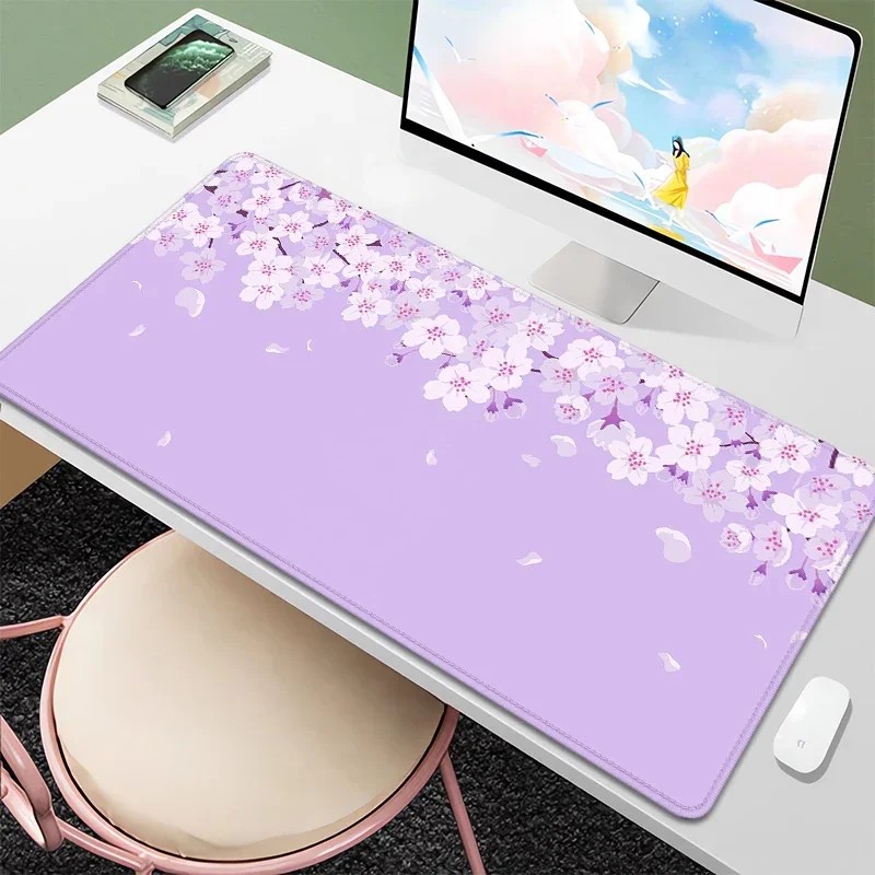 VIKAMA Cherry Blossom Large Mo - огляд і ціна Desk Setup Girly