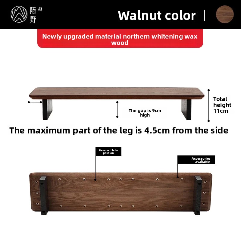 Solid Wood Monitor Riser Stand - огляд і ціна Desk Setup In Office