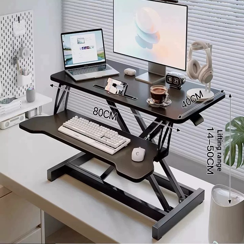 Standing Desk Riser Height Adj - огляд і ціна Desk Setup Riser