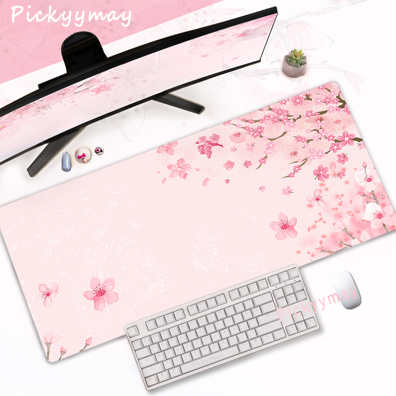 CIFBUY Pink Cherry Blossom Gam - огляд і ціна Desk Setup Pink