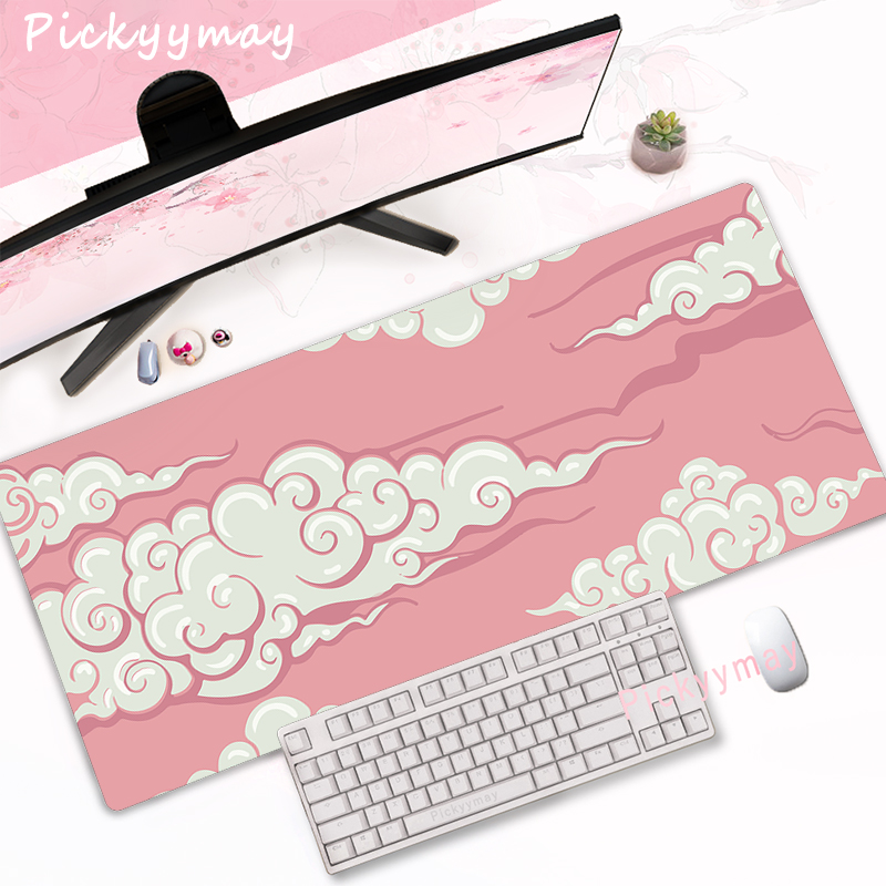 CIFBUY Pink Cherry Blossom Gam - огляд і ціна Desk Setup Pink