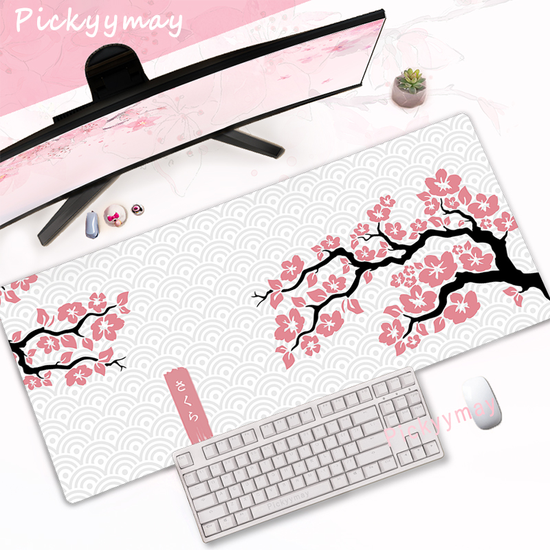 CIFBUY Pink Cherry Blossom Gam - огляд і ціна Desk Setup Pink