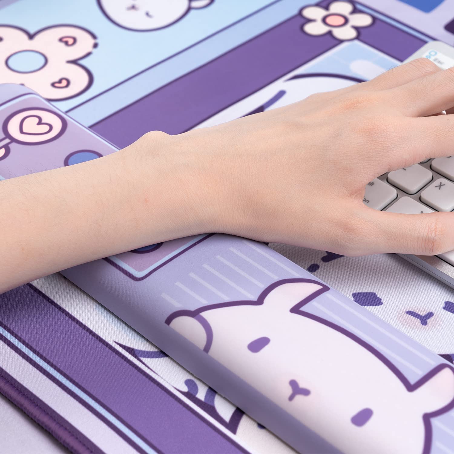 Large Kawaii Gaming Mouse Pad  - огляд і ціна Desk Setup Pink