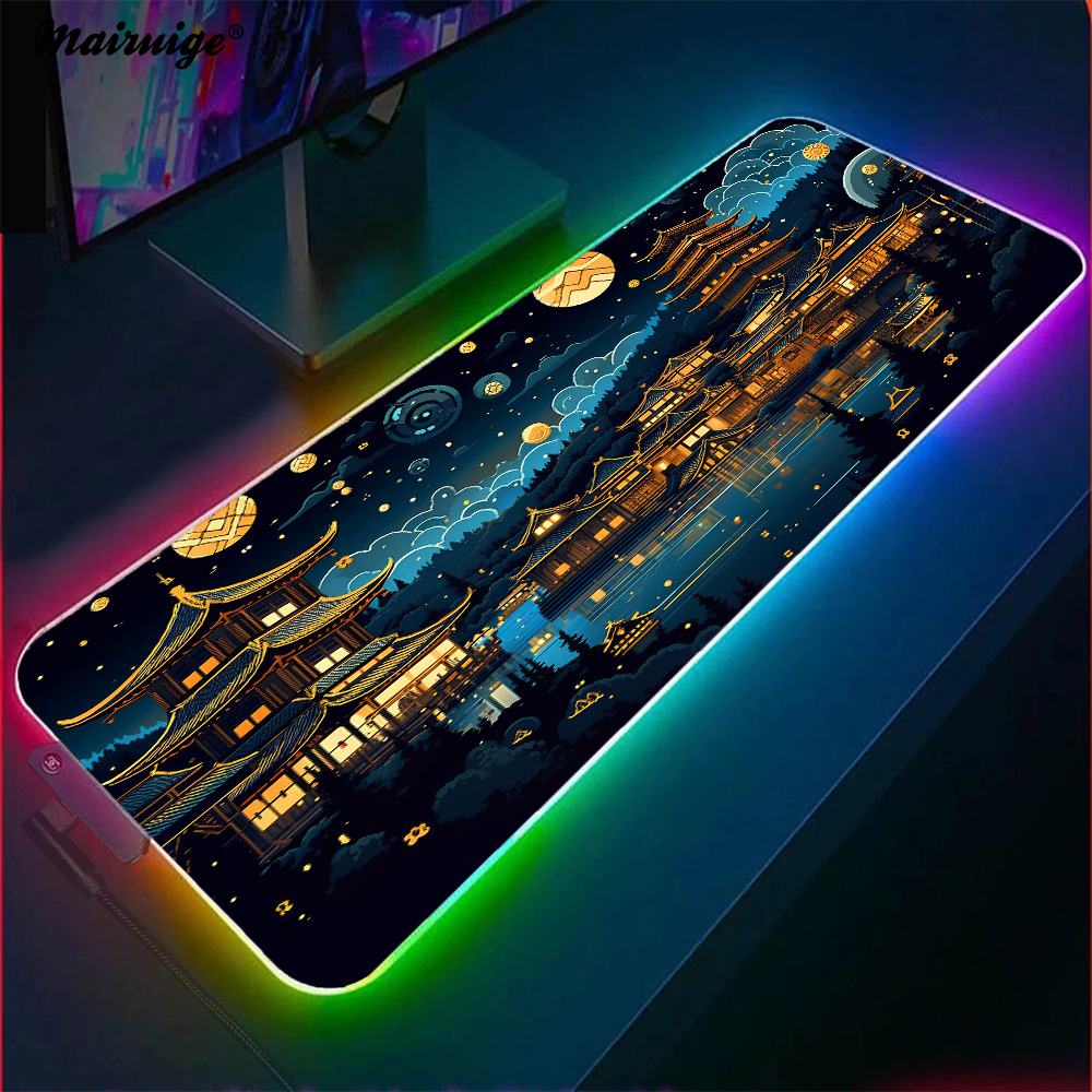 Chinese Architecture At Night  - огляд і ціна Desk Setup At Office