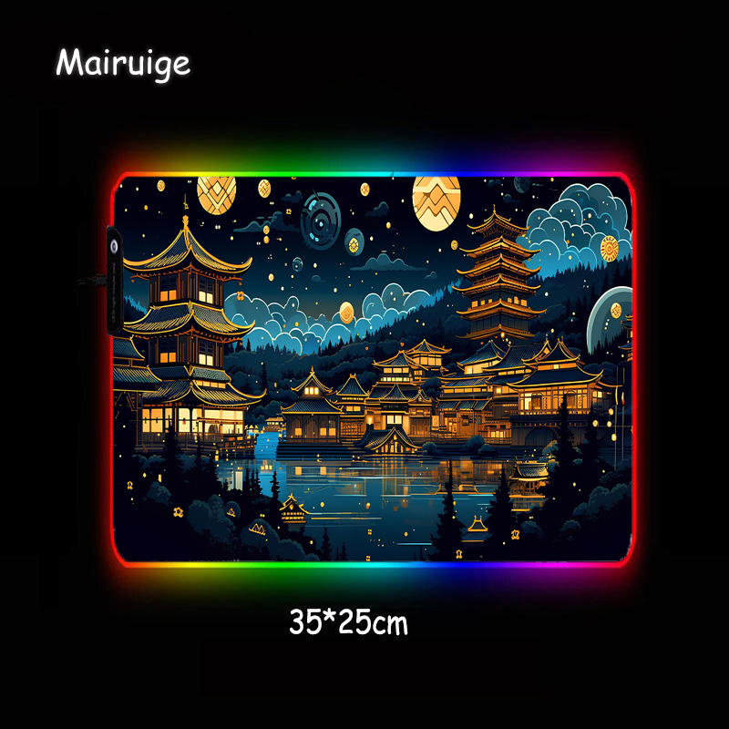 Chinese Architecture At Night  - огляд і ціна Desk Setup At Office