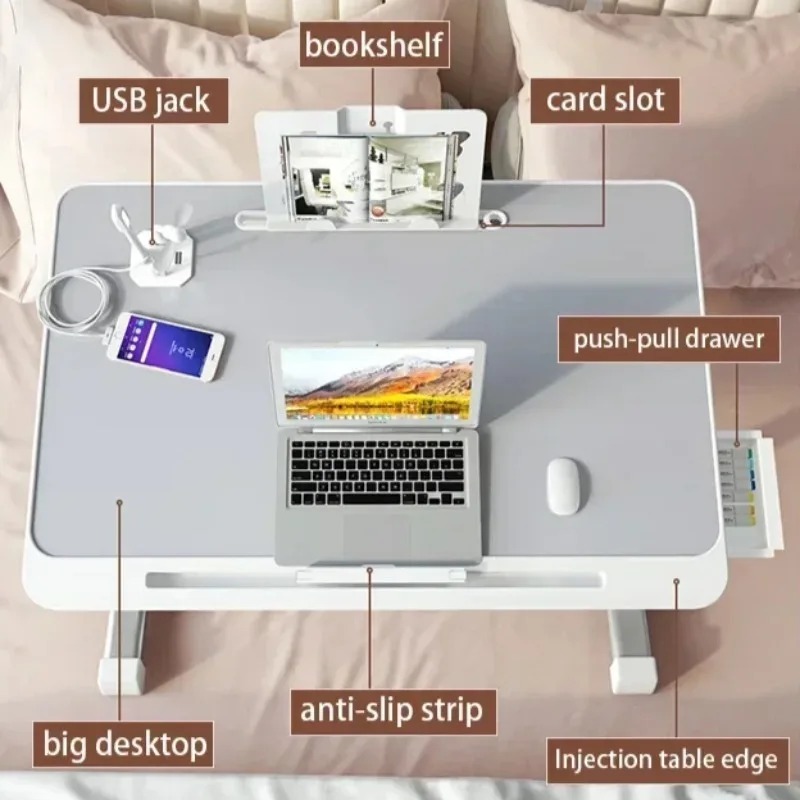 Laptop Bed Tray Table Adjustab - огляд і ціна Desk Setup Ideas