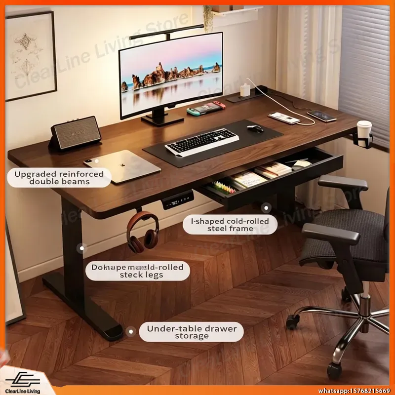 Electric Height Adjustable Gam - огляд і ціна Desk Setup Height