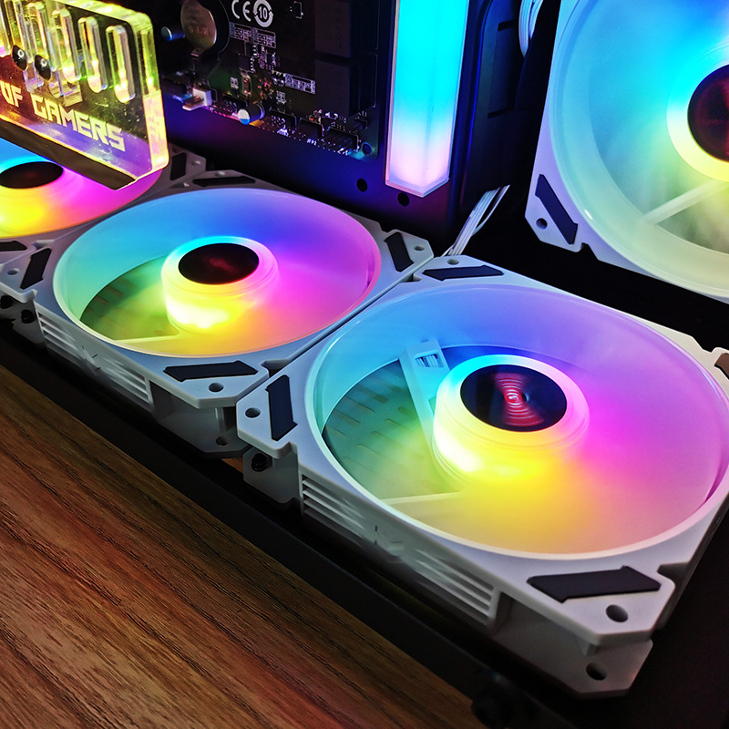 ARGB 120mm Case Fan 5V 3PIN Mo - огляд і ціна Desk Setup Lighting