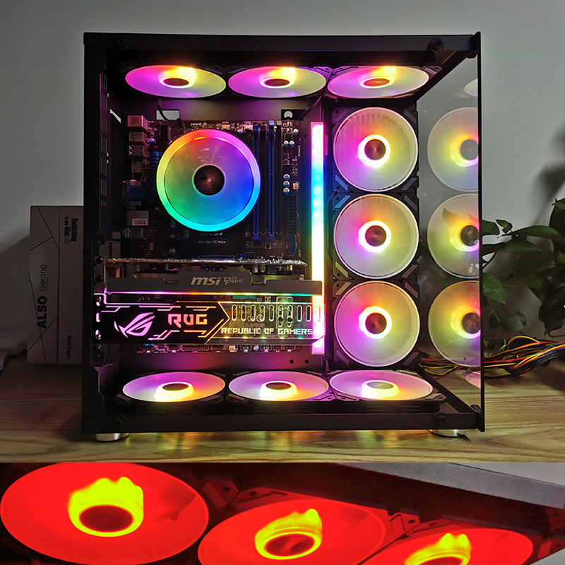ARGB 120mm Case Fan 5V 3PIN Mo - огляд і ціна Desk Setup Lighting