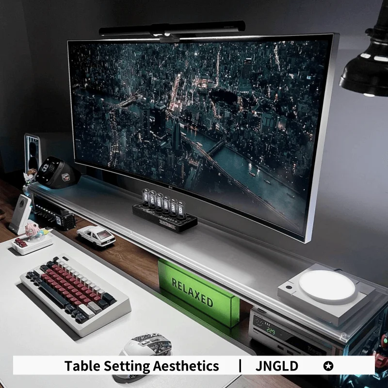 Aluminum Monitor Stand Acrylic - огляд і ціна Desk Setup Height