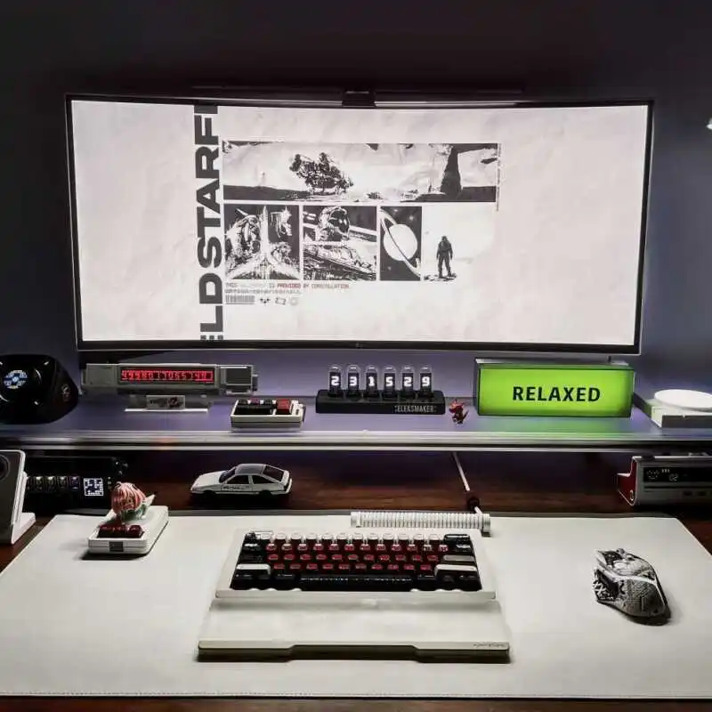 Aluminum Monitor Stand Acrylic - огляд і ціна Desk Setup Height