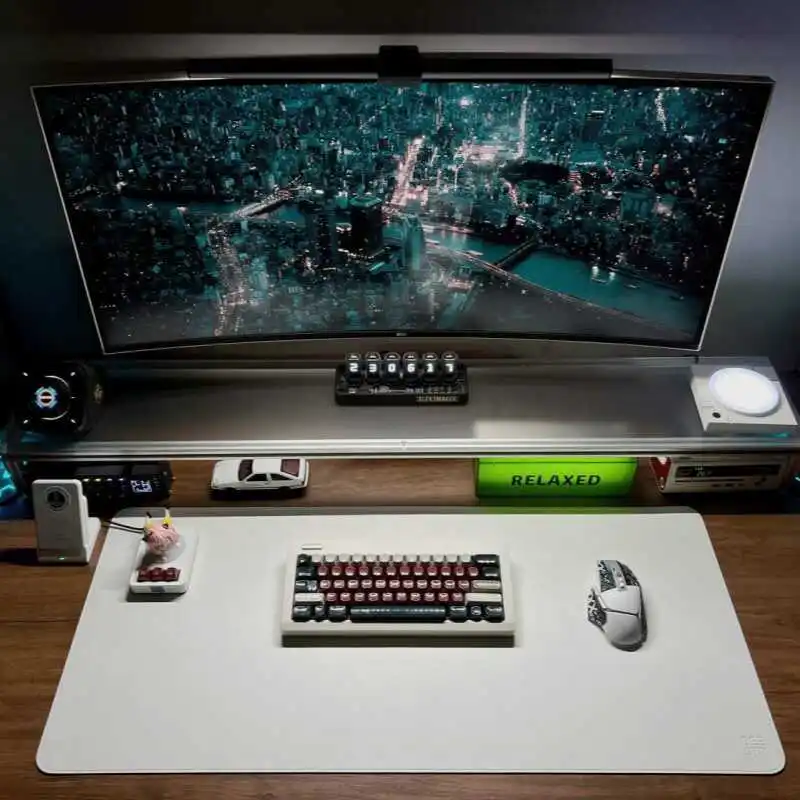 Aluminum Monitor Stand Acrylic - огляд і ціна Desk Setup Height